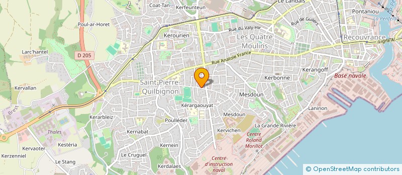 localisation de l'entreprise LABEL - BRUNI à BREST