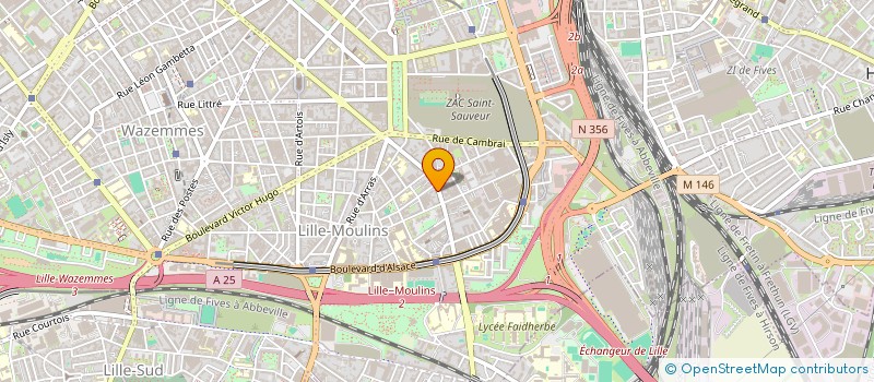 localisation de l'entreprise LABEL BULLE à LILLE