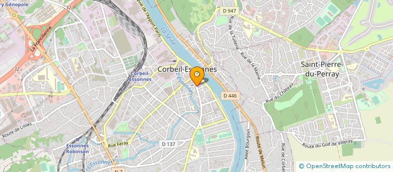 localisation de l'entreprise LABEL COIF à CORBEIL-ESSONNES