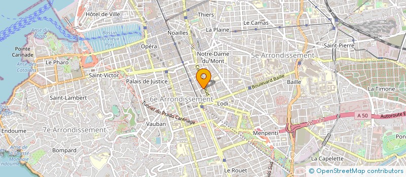 localisation de l'entreprise LABEL COMMERCIALISATION  MARSEILLE