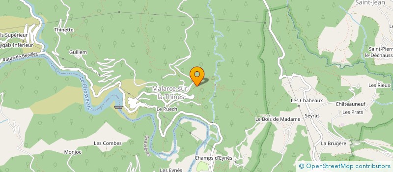 localisation de l'entreprise LABEL COURGE  MALARCE-SUR-LA-THINES