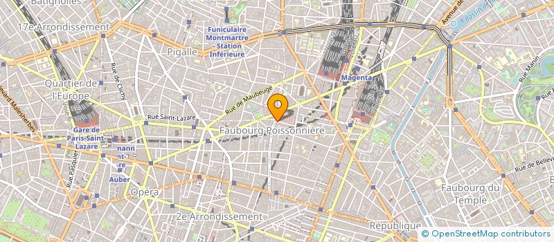 localisation de l'entreprise LABEL COURSES à PARIS