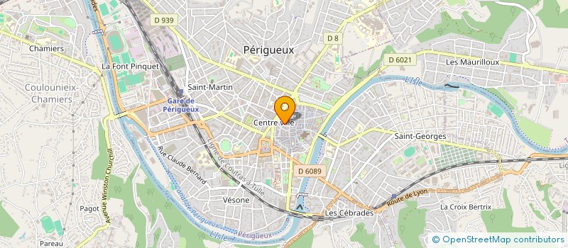 localisation de l'entreprise LABEL'CUISINE à PERIGUEUX