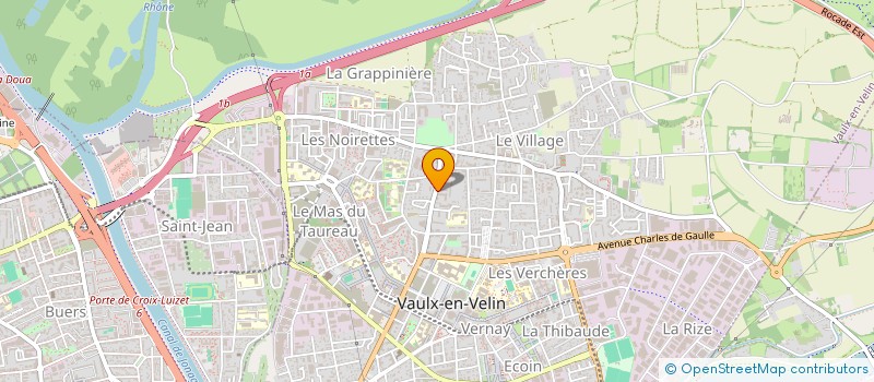 localisation de l'entreprise LABEL D.A. à VAULX-EN-VELIN