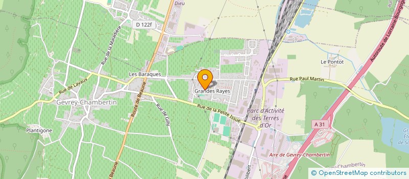 localisation de l'entreprise LABEL DE K DIX  GEVREY-CHAMBERTIN