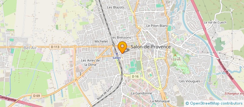 localisation de l'entreprise LABEL DENT TETE D'OR  SALON-DE-PROVENCE