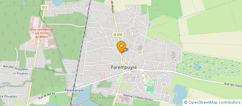 localisation de l'entreprise LABEL DJ JERRY CO  PAREMPUYRE