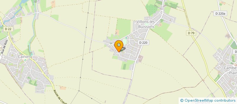 localisation de l'entreprise LABEL E-COMMERCE  VILLONS-LES-BUISSONS