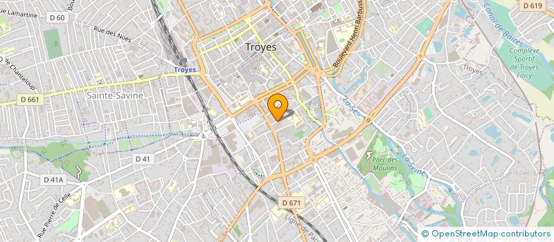 localisation de l'entreprise LABEL ECOUTE à TROYES