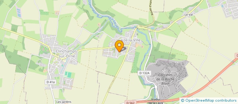 localisation de l'entreprise LABEL ELEKTRO RECORDS  LAIZE-CLINCHAMPS