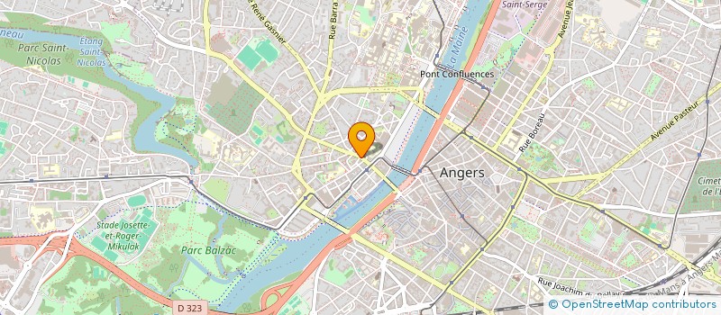 localisation de l'entreprise LABEL ENERGIE CONSEIL à ANGERS