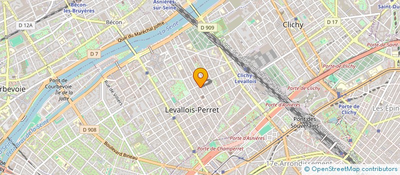 localisation de l'entreprise LABEL ENERGIES à LEVALLOIS-PERRET