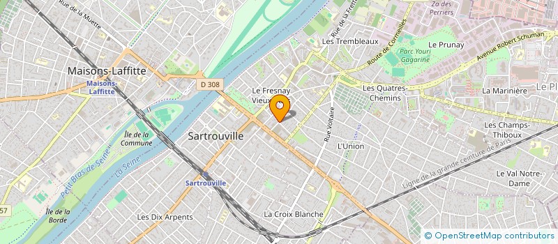 localisation de l'entreprise LABEL EP PARIS  SARTROUVILLE