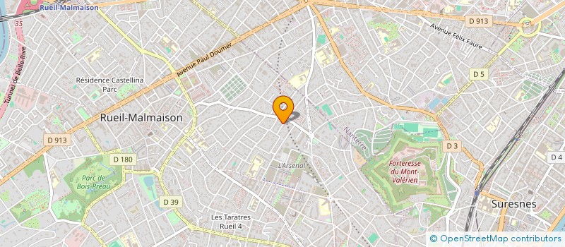 localisation de l'entreprise LABEL ESQUISSE à RUEIL-MALMAISON