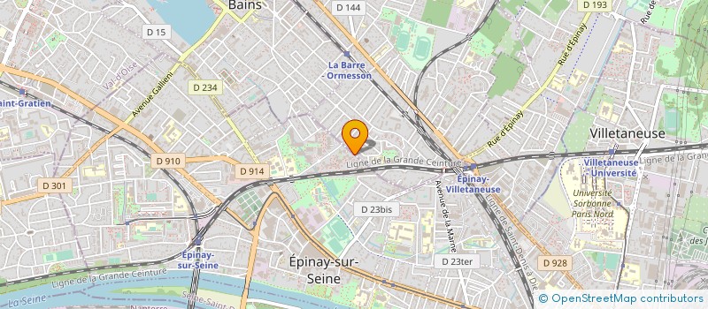 localisation de l'entreprise LABEL ESTHETIQUE ET BEAUTE POUR TOUS à EPINAY-SUR-SEINE