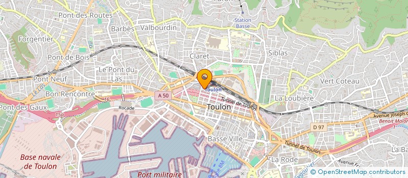 localisation de l'entreprise LABEL ESTIM  TOULON