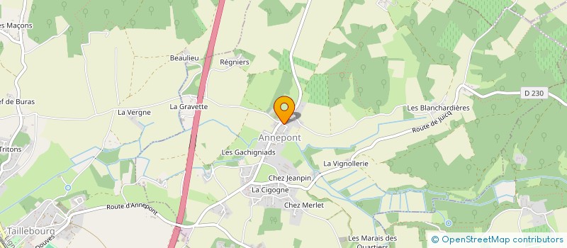 localisation de l'entreprise LABEL ET LA PROD  ANNEPONT