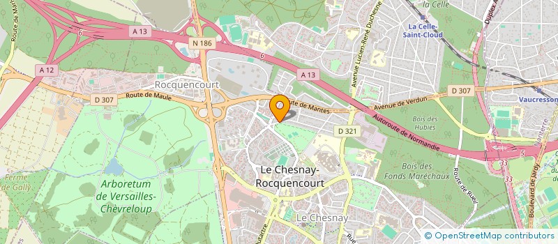 localisation de l'entreprise LABEL ETOILE  LE CHESNAY-ROCQUENCOURT
