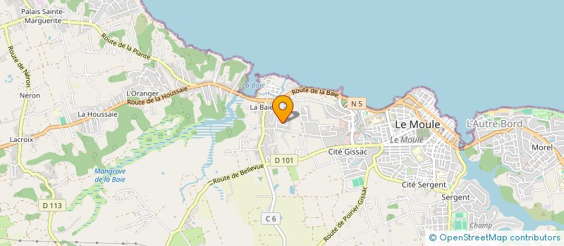 localisation de l'entreprise LABEL EVY à LE MOULE