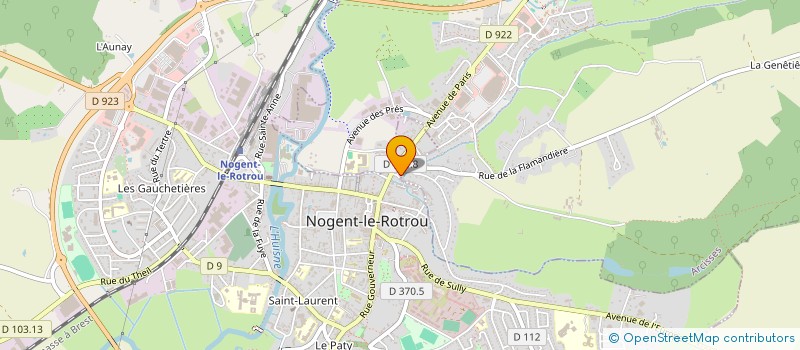 localisation de l'entreprise LABEL FABRIQUE à NOGENT-LE-ROTROU