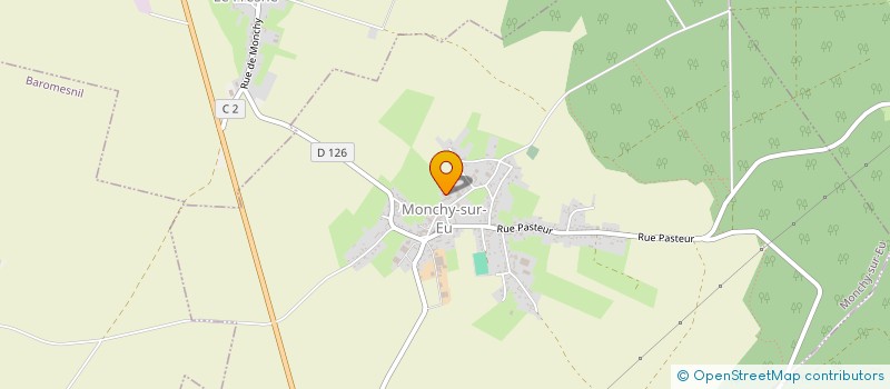 localisation de l'entreprise LABEL FACADE  MONCHY-SUR-EU