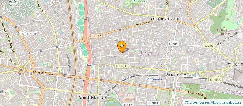 localisation de l'entreprise LABEL FACTORY à MONTREUIL