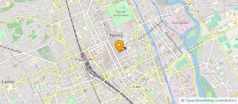 localisation de l'entreprise LABEL FASHION  NANCY