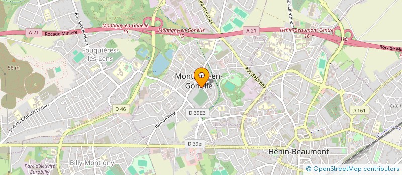 localisation de l'entreprise LABEL FENETRE à MONTIGNY-EN-GOHELLE