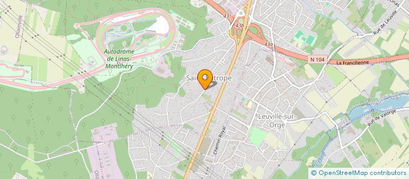 localisation de l'entreprise LABEL FERMETURES  LINAS