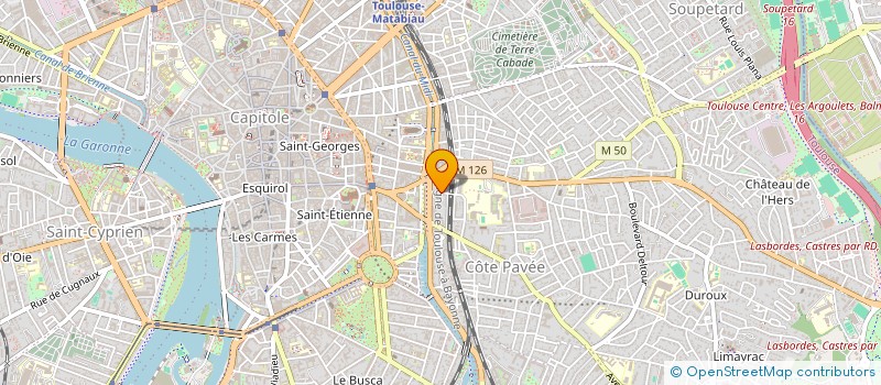 localisation de l'entreprise LABEL FRANCE PRODUCTION à TOULOUSE