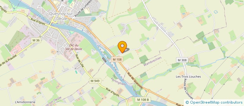 localisation de l'entreprise LABEL FRITE à QUESNOY-SUR-DEULE