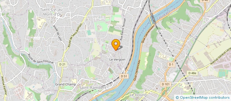 localisation de l'entreprise LABEL GLASS  SAINT-CYR-AU-MONT-D'OR