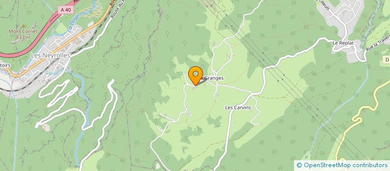 localisation de l'entreprise LABEL GRANGES à LE POIZAT-LALLEYRIAT