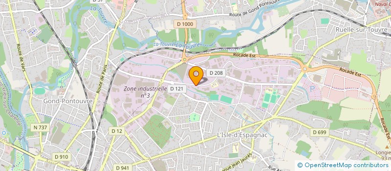 localisation de l'entreprise LABEL GRAVURE  L'ISLE-D'ESPAGNAC