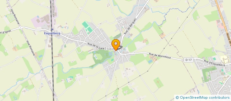 localisation de l'entreprise LABEL GUIT'ART  ESQUELBECQ