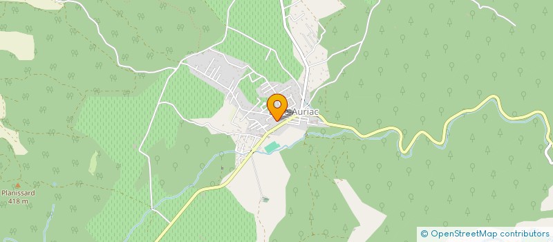 localisation de l'entreprise LABEL HABITATION  BRUE-AURIAC