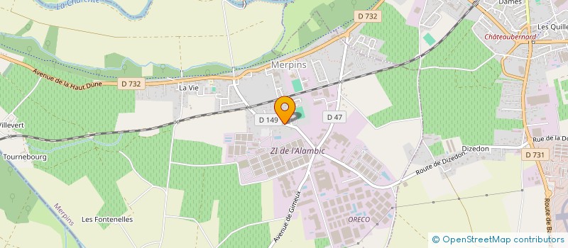 localisation de l'entreprise LABEL HOME à COGNAC