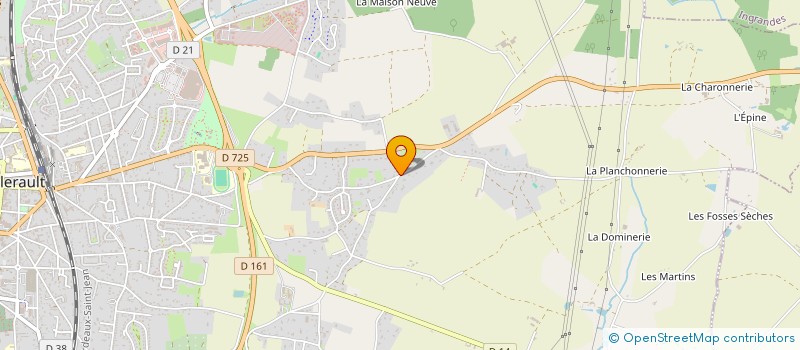 localisation de l'entreprise LABEL'HOMES à CHATELLERAULT
