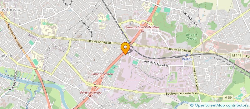 localisation de l'entreprise LABEL ID  VERTOU