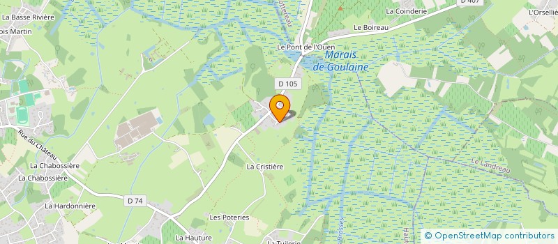 localisation de l'entreprise LABEL IMMO  HAUTE-GOULAINE