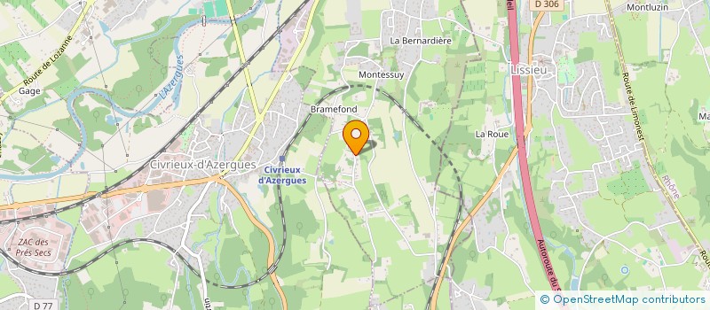 localisation de l'entreprise LABEL-IMMO  MARCILLY-D'AZERGUES