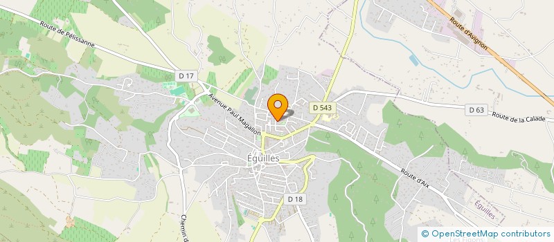 localisation de l'entreprise LABEL INTERNATIONAL  EGUILLES