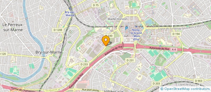 localisation de l'entreprise LABEL INTERNATIONAL  VILLIERS-SUR-MARNE