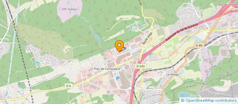 localisation de l'entreprise LABEL-INTERNET  CABRIES