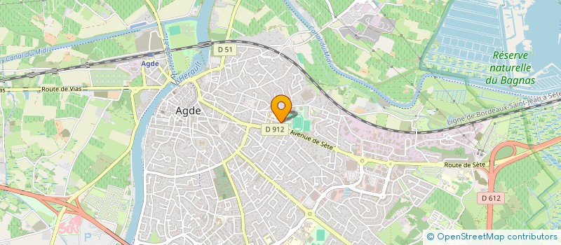 localisation de l'entreprise LABEL-INVEST à AGDE