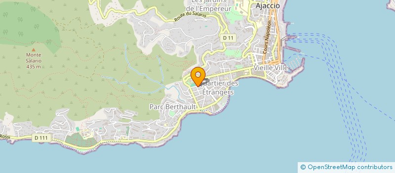 localisation de l'entreprise LABEL LUNE ET L'AUTRE à AJACCIO