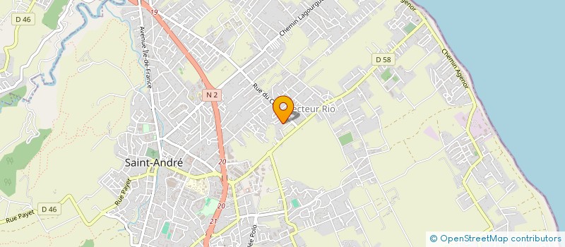 localisation de l'entreprise LABEL MI-FA à SAINT-ANDRE
