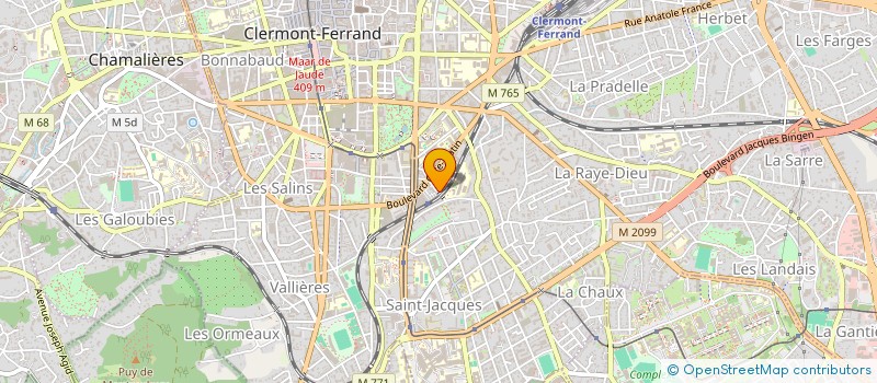 localisation de l'entreprise LABEL NET à CLERMONT-FERRAND