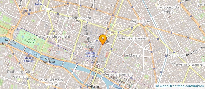 localisation de l'entreprise LABEL OBJECTIF 105 à PARIS