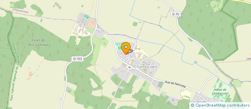 localisation de l'entreprise LABEL OPTIQUE à CHAMPCUEIL